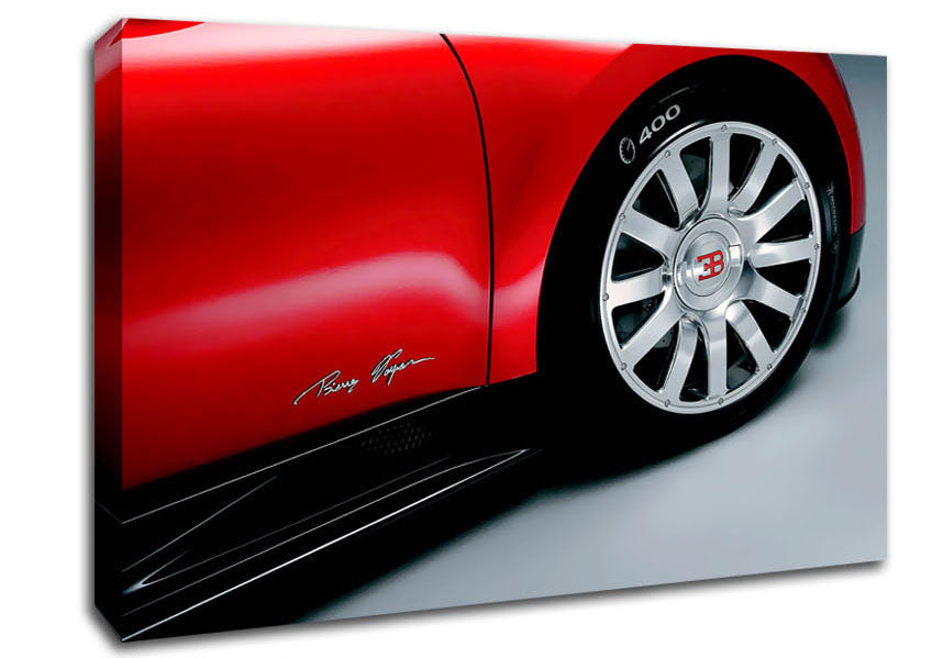 Bugatti Wheel Canvas Wall Art