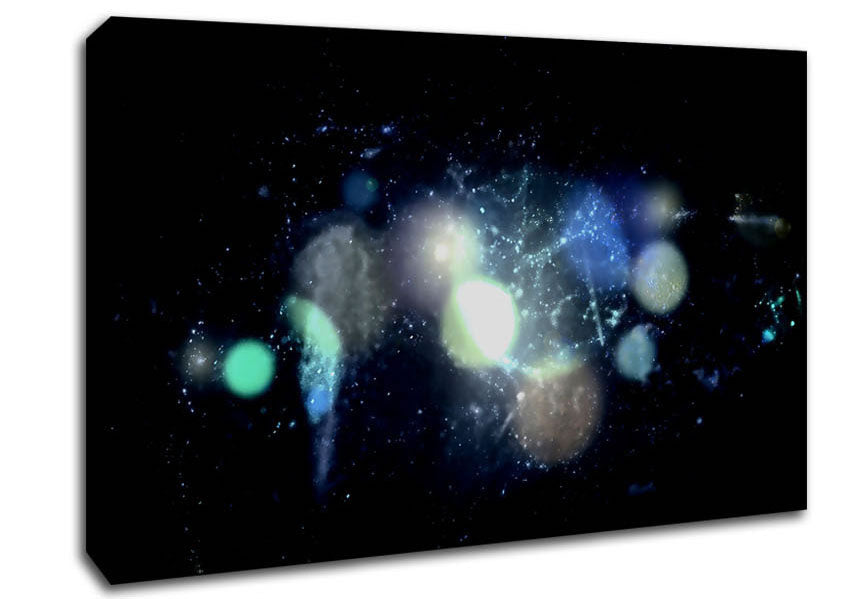 Space Orbs Canvas Wall Art