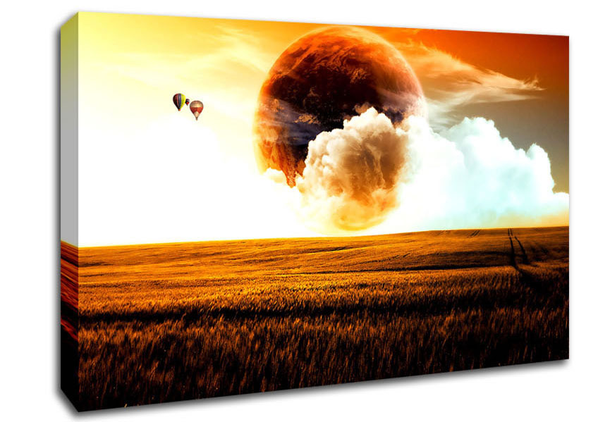 Second Earth Canvas Wall Art