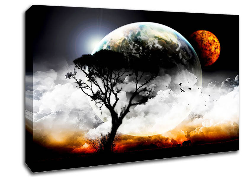 The Earth From Another Planet Canvas Wall Art