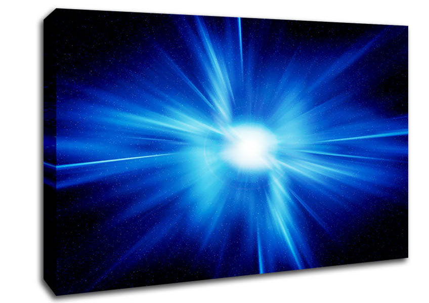 Exploding Star Canvas Wall Art