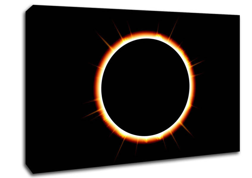 Solar Eclipse Of The Sun Canvas Wall Art