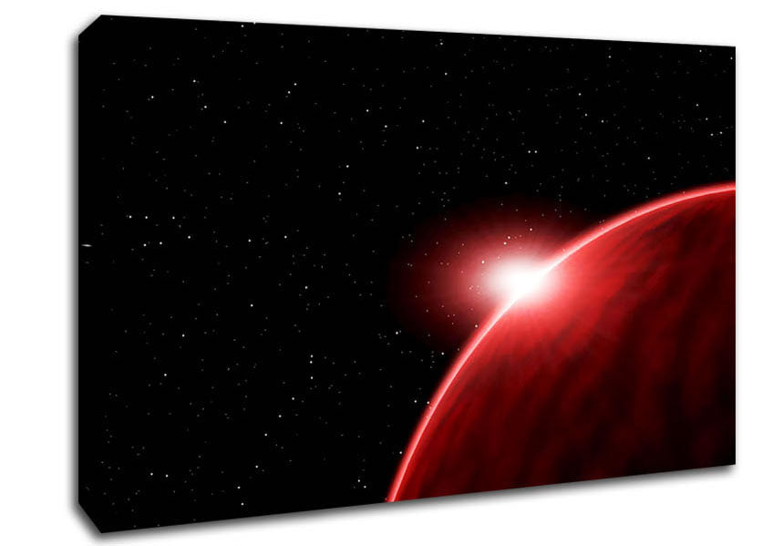 Alien Sunrise Canvas Wall Art