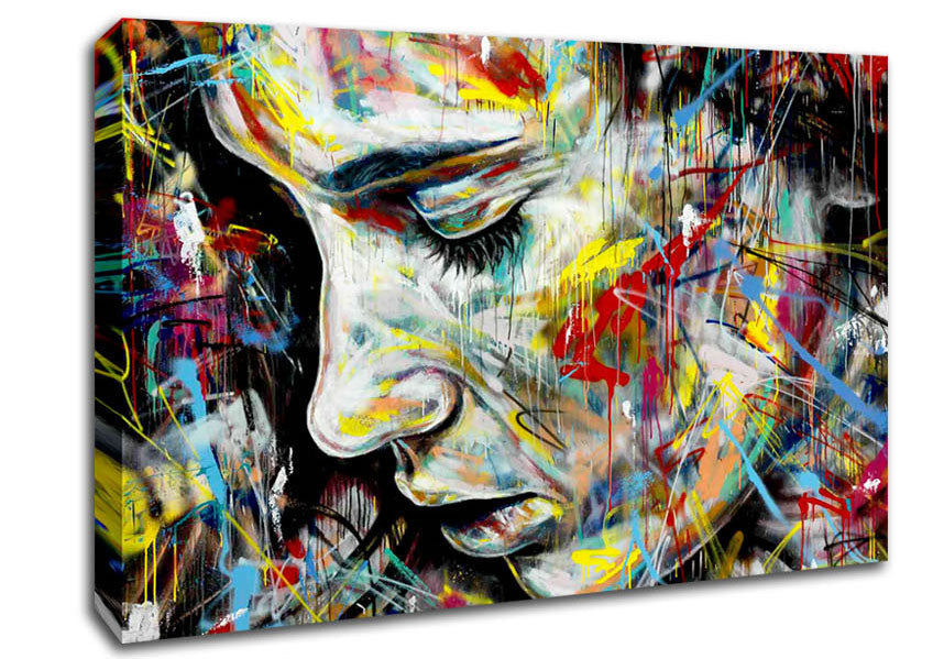 Colourful Woman Canvas Wall Art