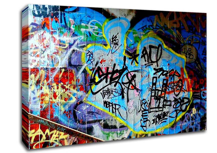 Colour Blaze Canvas Wall Art