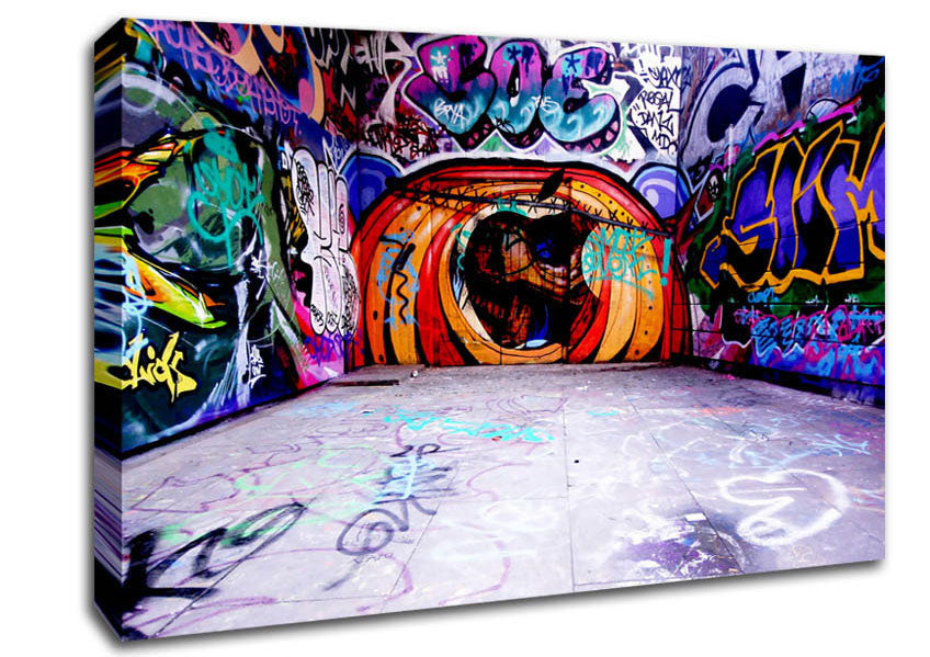 Through The Apple Canvas Wall Art