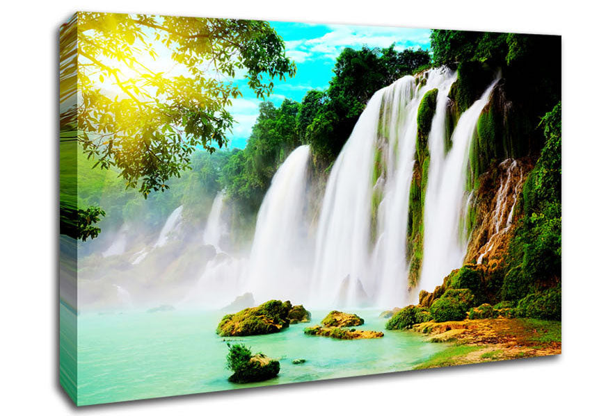 Magical Waterfall Canvas Wall Art