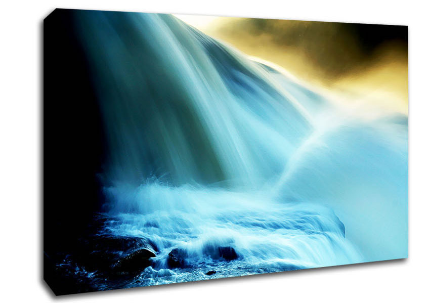 Heavens Waterfalls Canvas Wall Art