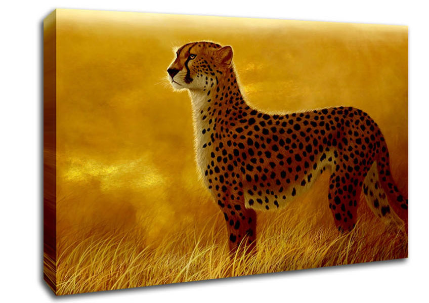 African Cheetah Canvas Wall Art