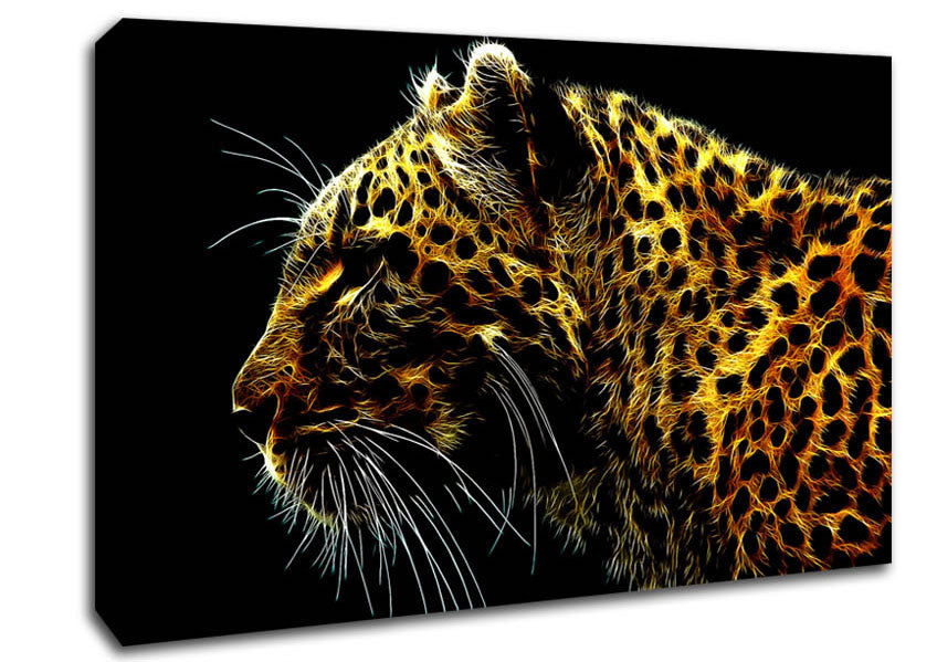 Leopard Glory Canvas Wall Art