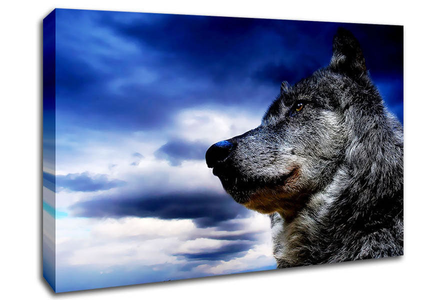Wolf Skies Canvas Wall Art