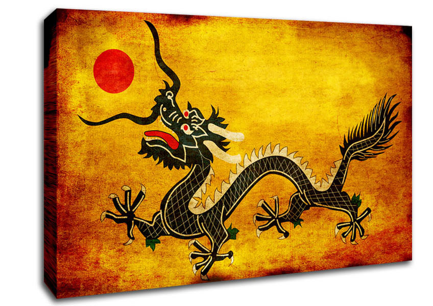 Manchu Dragon Ming Dynasty Canvas Wall Art