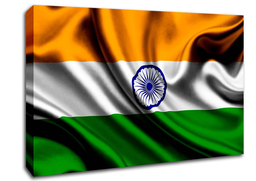 Indian Flag Canvas Wall Art