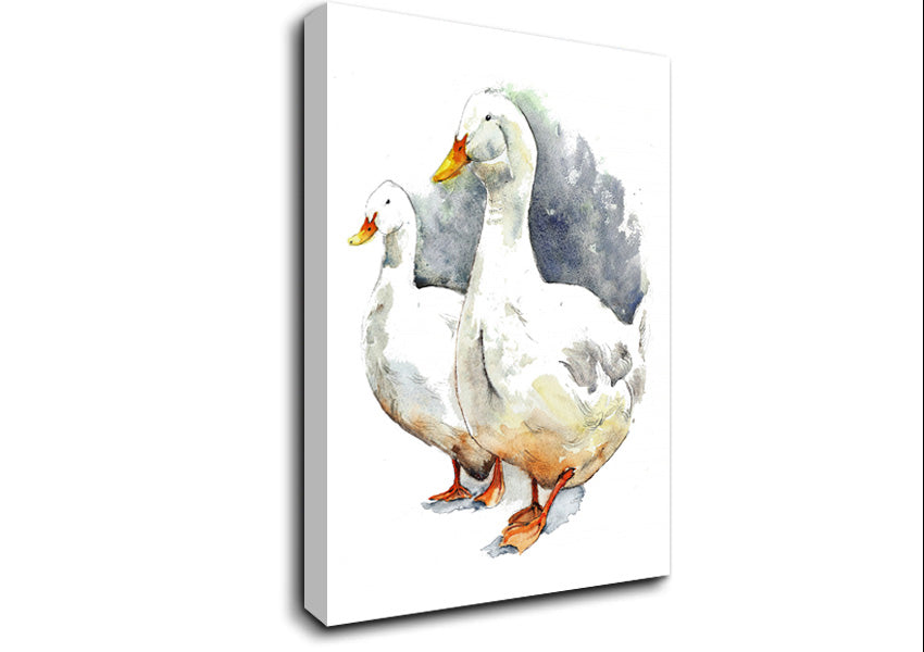 Geese Canvas Wall Art