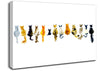 Cat LineUp Canvas Wall Art