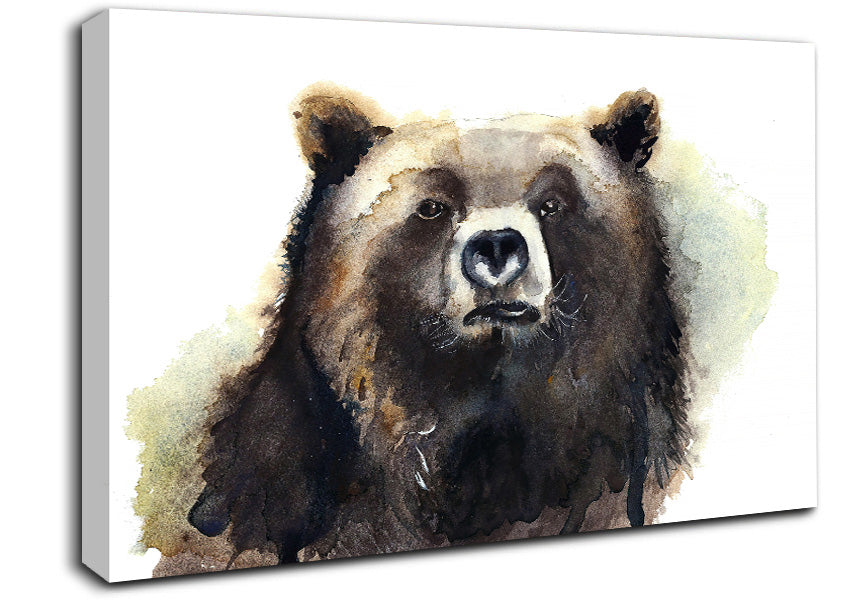 Grumpy Bear Canvas Wall Art