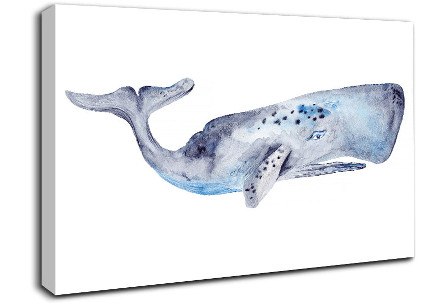 Whale Canvas Wall Art