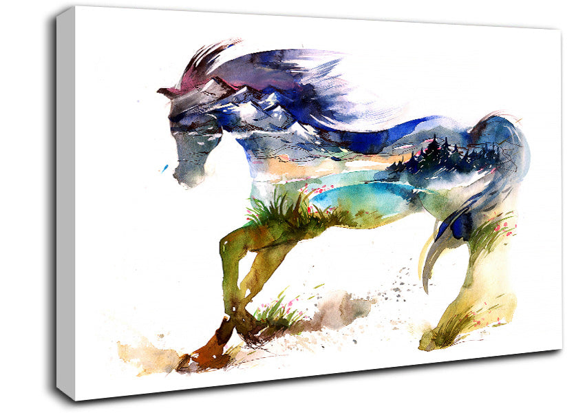 Horse Dreams Canvas Wall Art