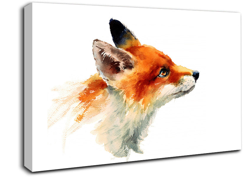 Fox Love Canvas Wall Art