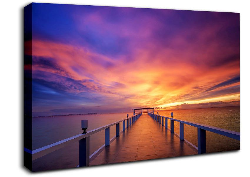 Tranquil Glow Canvas Wall Art