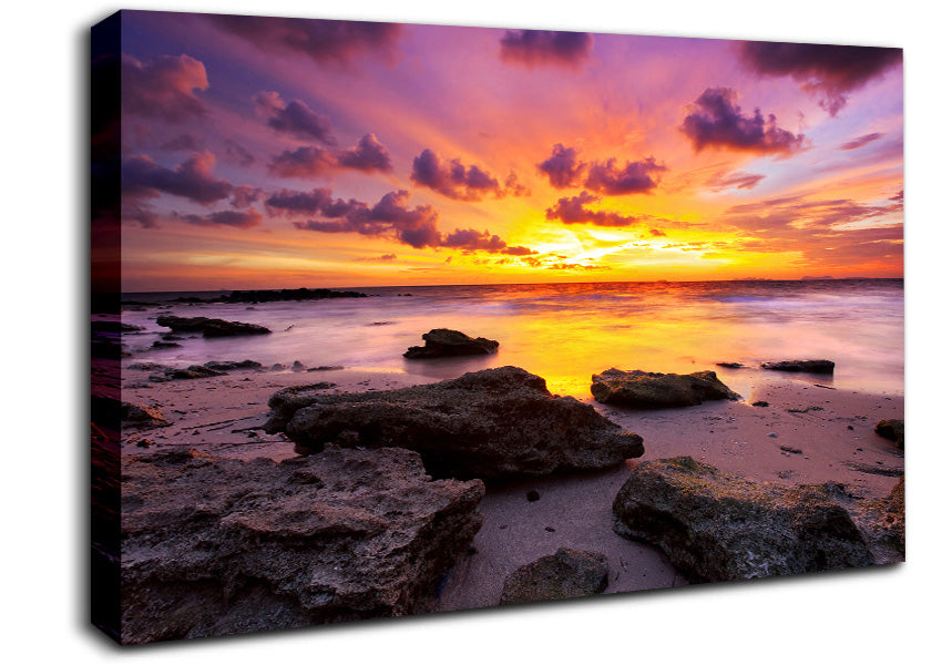 Distant Ocean Skies Canvas Wall Art