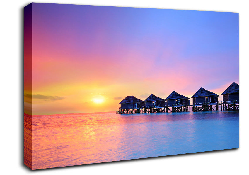 At The End Of A Hard Day Canvas Wall Art