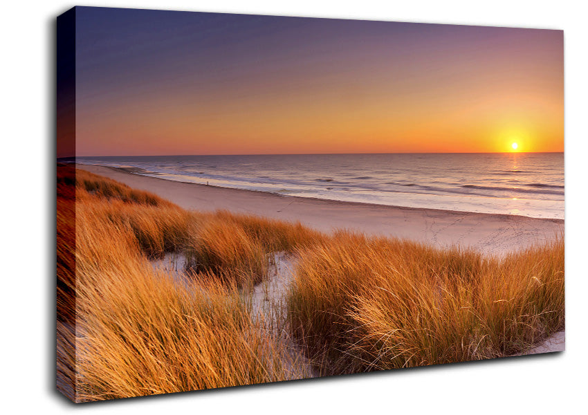 Sand Dune Sunset Canvas Wall Art