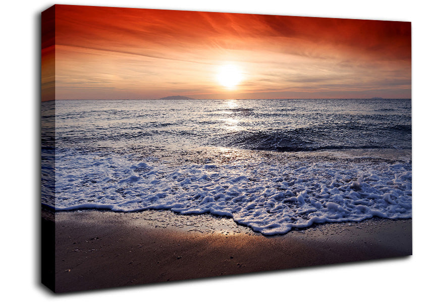 Sparkling Ocean Canvas Wall Art