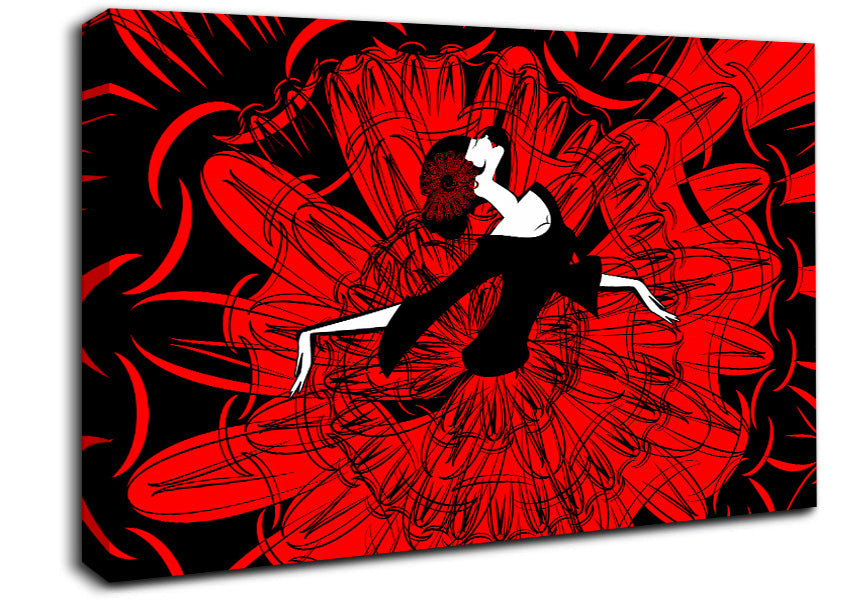 Flamenco 2 Canvas Wall Art