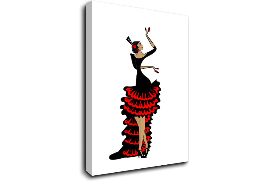 Flamenco 6 Canvas Wall Art