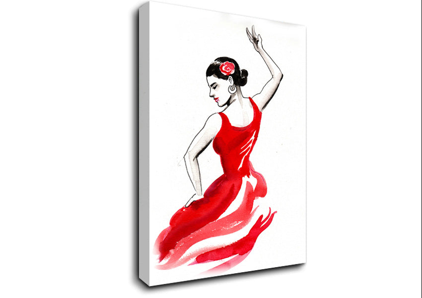 Flamenco 17 Canvas Wall Art