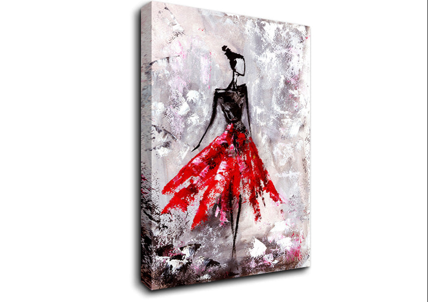Dancing Dress 1 Canvas Wall Art