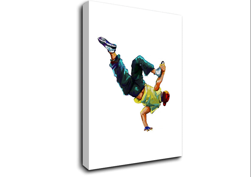 Break Dancing 1 Canvas Wall Art