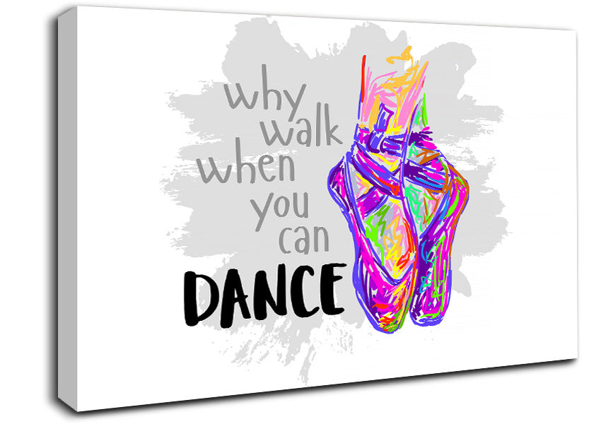 Ballerina Shoes 4 Canvas Wall Art