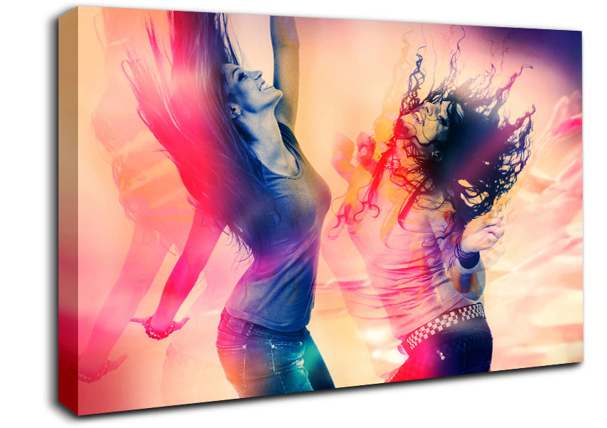 Disco Canvas Wall Art