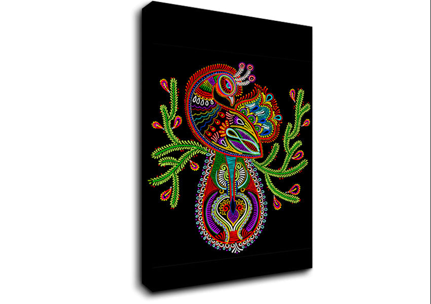 Mexican Bird Canvas Wall Art