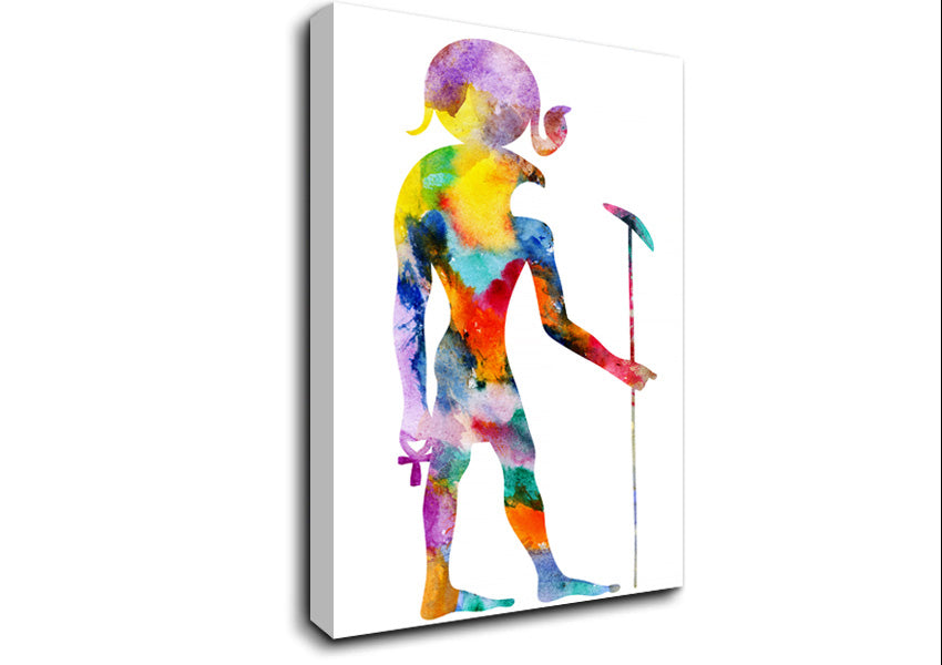 Egyptian God Horus Canvas Wall Art