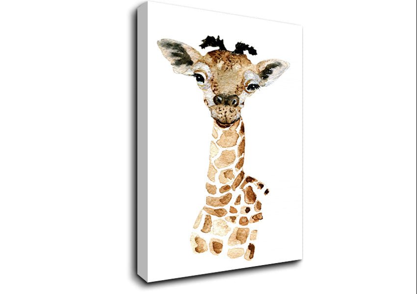 Giraffe Beauty Canvas Wall Art