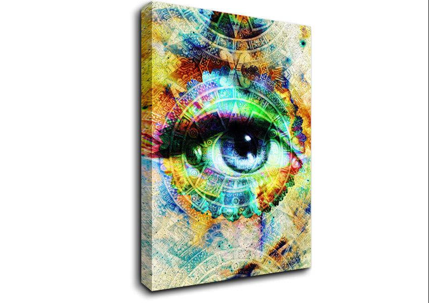 Eye Of Times Canvas Wall Art