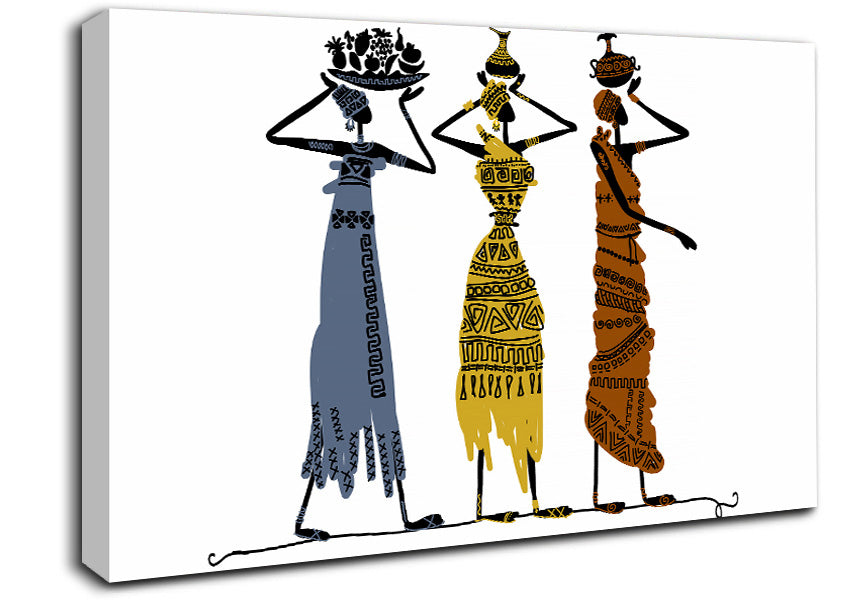 African Tribal Art 29 Canvas Wall Art