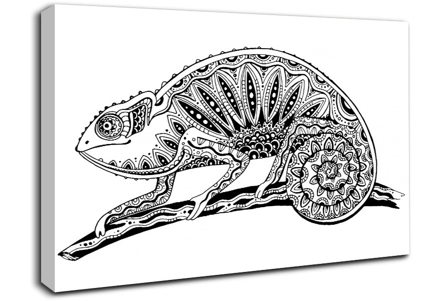 Mexican Lizard Canvas Wall Art