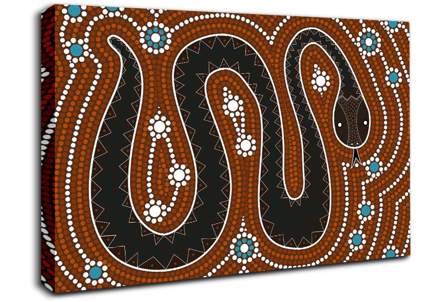 Aboriginal Pattern 6 Canvas Wall Art