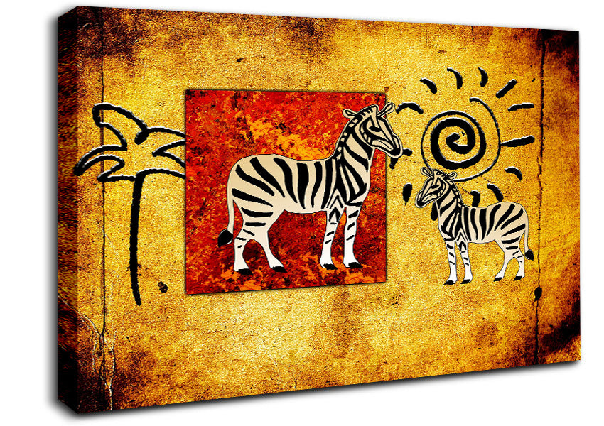 African Tribal Art 22 Canvas Wall Art