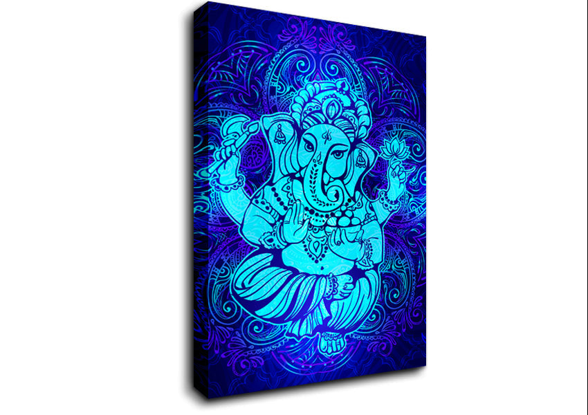 Hindu God Ganesha 4 Canvas Wall Art