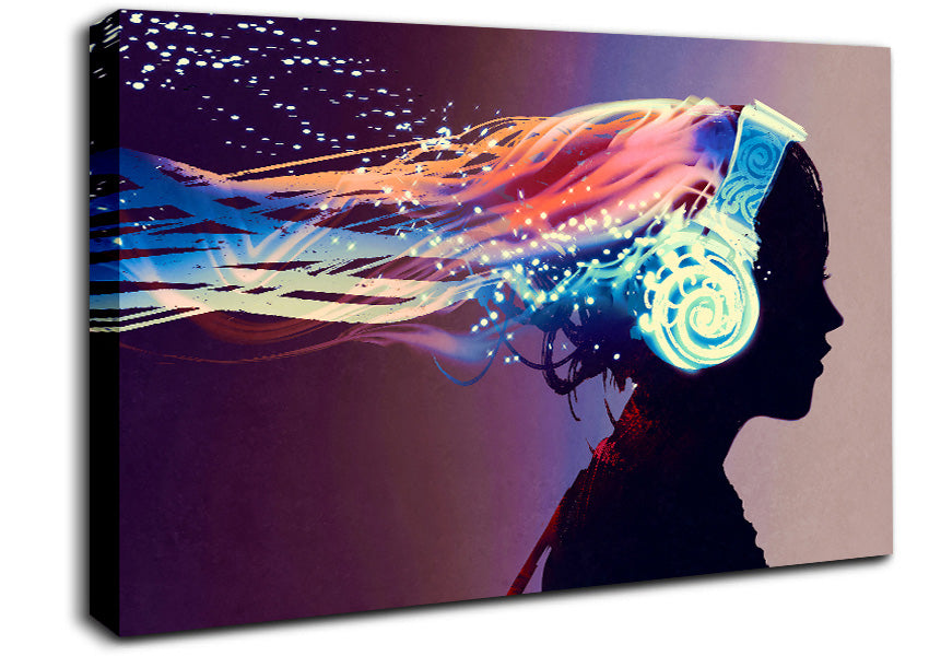 Music Is The Style Of The Soul Canvas Wall Art