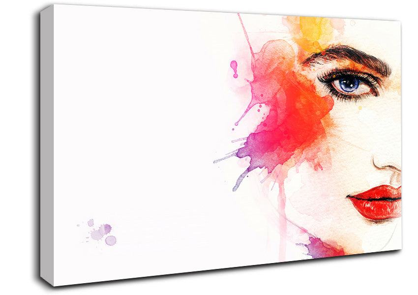 Beauty Of A Woman 2 Canvas Wall Art