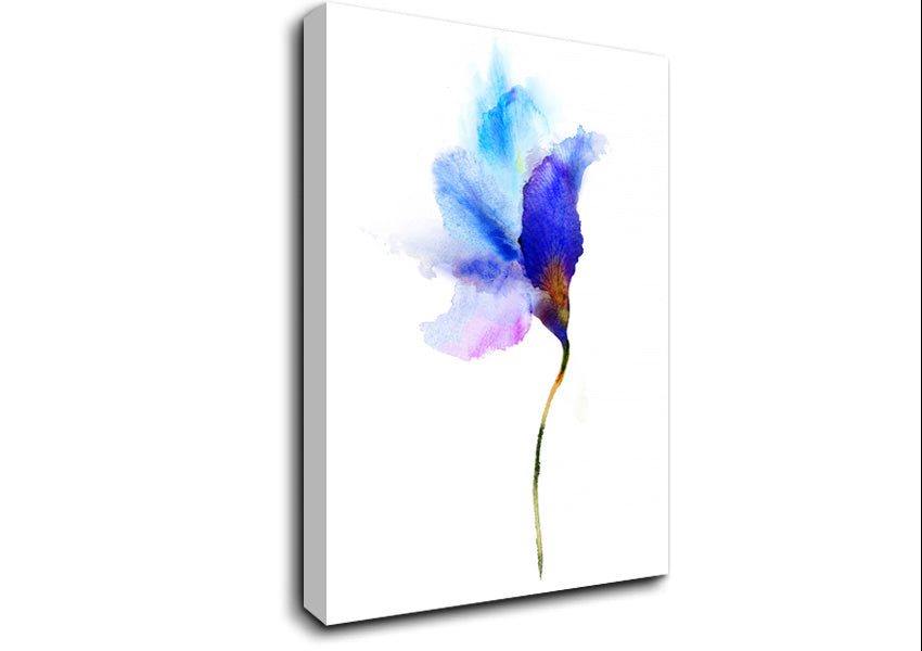 Gentle Petal Opening Canvas Wall Art