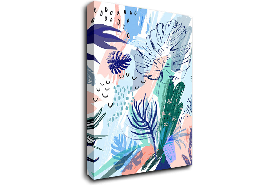 Jungle Abstract Canvas Wall Art