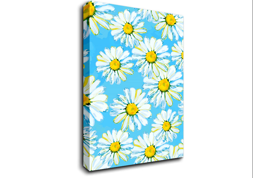 Daisy Blues Canvas Wall Art