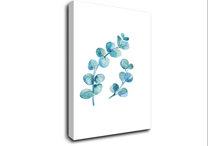 Gentle Leaves Canvas Wall Art